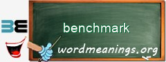 WordMeaning blackboard for benchmark